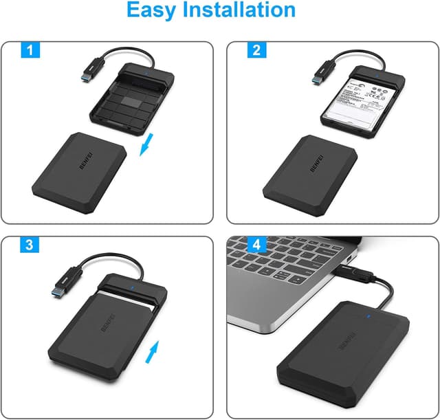 Thumbnail 6 de BENFEI FestplattengehĂ€use 2,5 Zoll đŸ