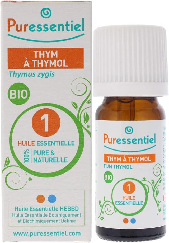 Detalle de Puressentiel Olio Essenziale di Timo al Timolo, 100% puro, biochimicamente definito – 5 ml