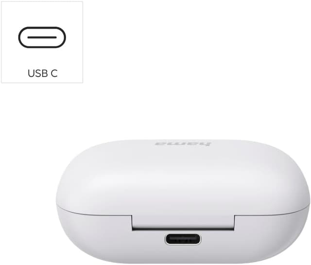 Detalle de Hama Bluetooth In-Ear Kopfhörer (Spirit Chop II) – TWS mit 3 Equalizer-Modi, Mikrofon, Touch & IPX4