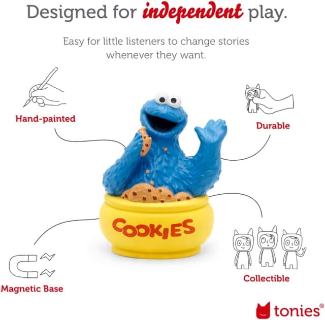Detalle de Cookie Monster tonies audio character
