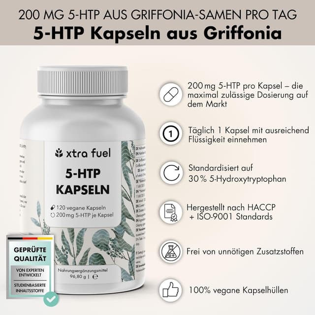 Detalle 2 de 5‑HTP 200 mg Kapseln 120 St.