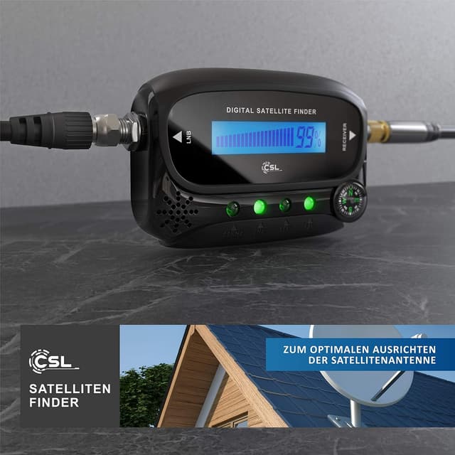 Detalle 2 de CSL Digital Satfinder mit Kompass