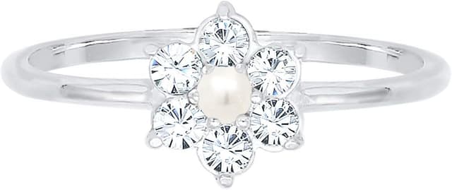 Detalle 2 de Elli Ring Blume Floral 925 Sterling Silber