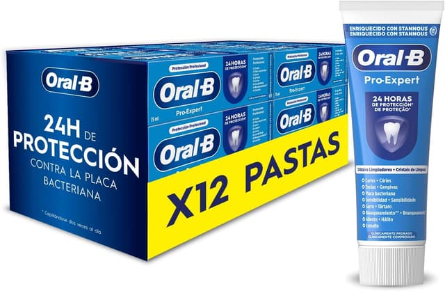Imagen de Oral-B Pro-Expert Pasta Dentífrica Protección Profesional 12x75 ml 🦷 en OfertitasTOP