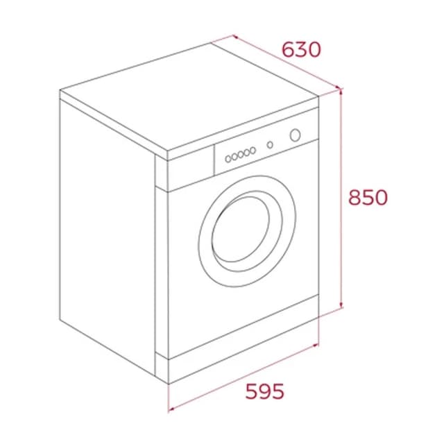 Detalle 2 de Teka Lavadora Secadora 10kg/1500rpm WDK 81050 WH 🌀