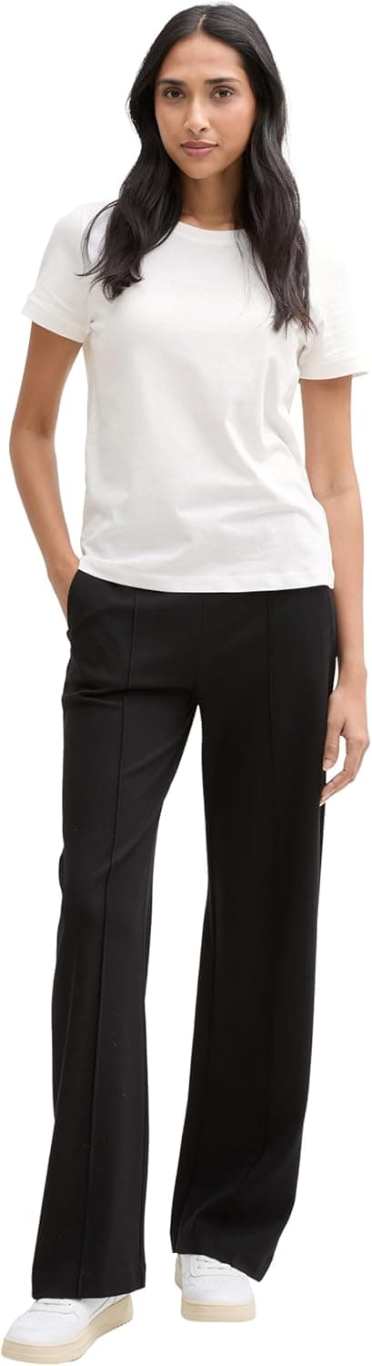 Detalle de Tom Tailor 1045543 T-Shirt da donna, maniche corte