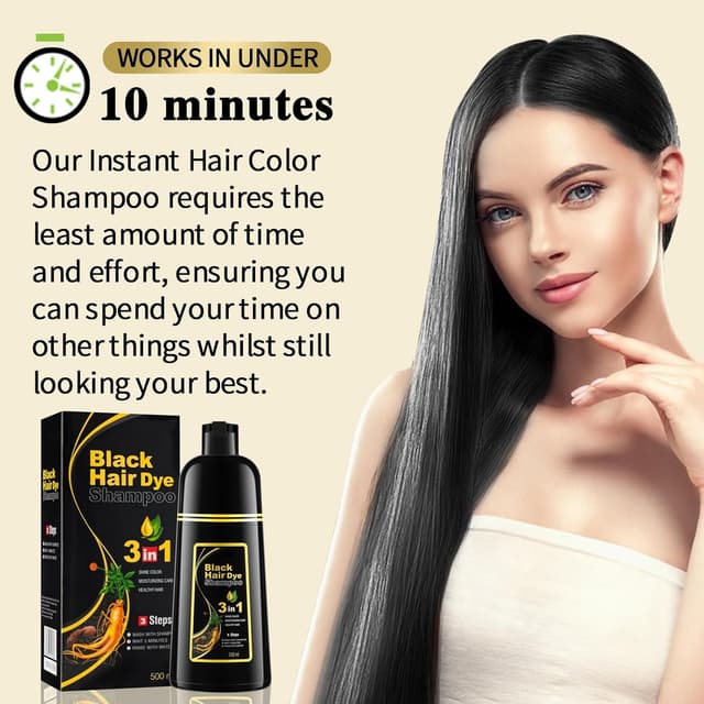 Thumbnail 1 de Shampoo colorante nero 500 ml per capelli