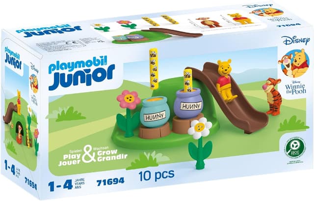 Detalle 2 de PLAYMOBIL JUNIOR Disney Winnie Puuhs Bienengarten 71694