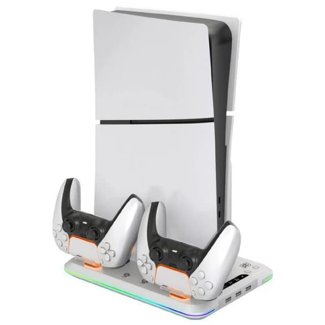 Detalle de Blackfire Base multifunción RGB con ventilación y carga DualSense