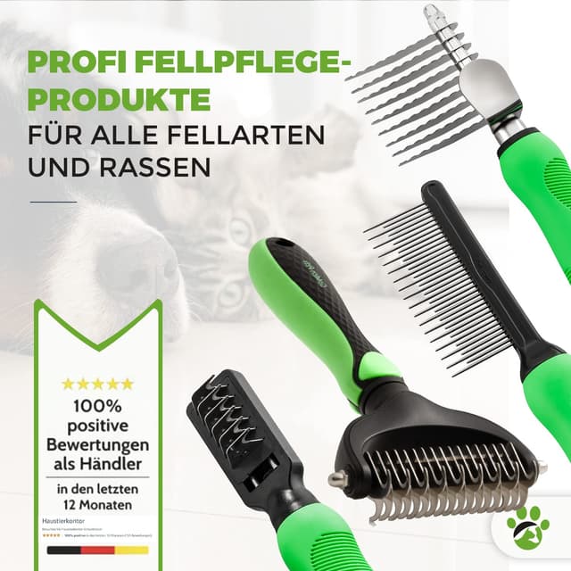 Thumbnail 6 de Golden Pets Fell-Entwirrer Kamm für mittel bis langhaar 1 Stk