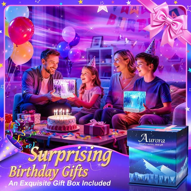 Thumbnail 5 de Northern Lights Galaxy Projector 18-Color ๐