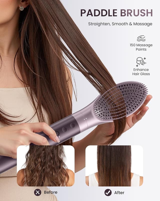 Thumbnail 5 de MESCOMB Dual Voltage Hair Dryer Brush 5‑in‑1 ✈