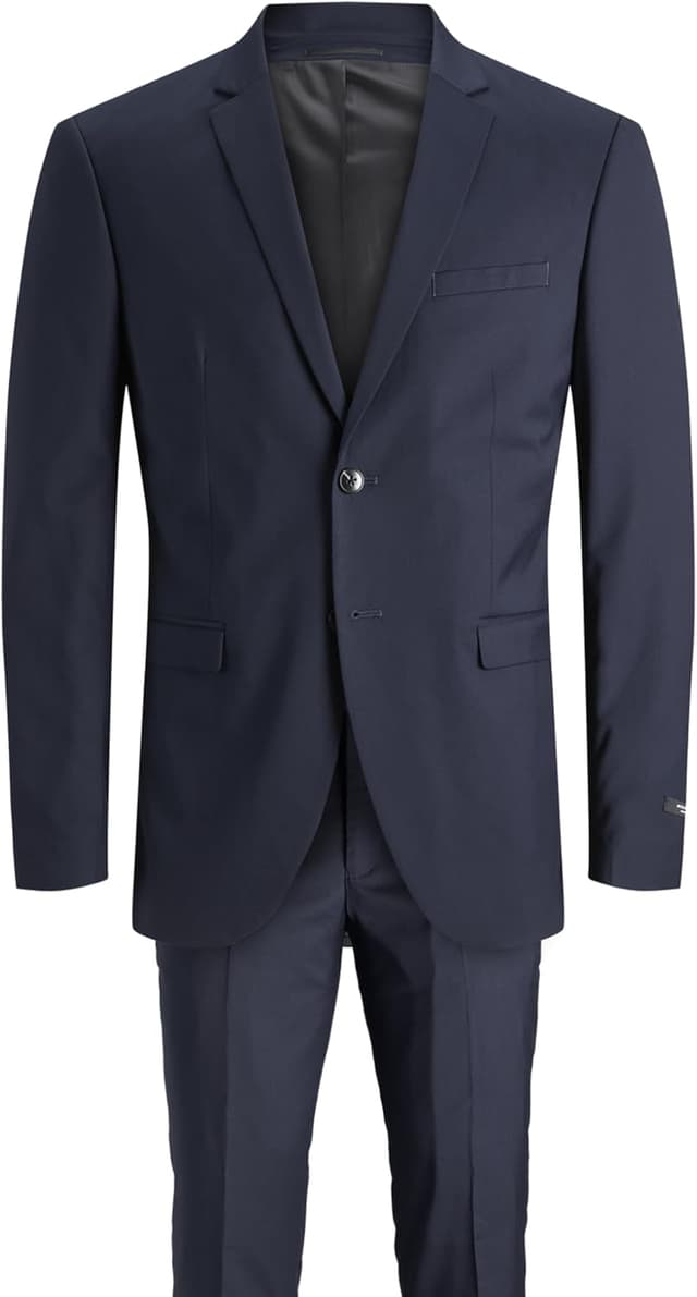 Detalle de JACK & JONES Boy JPRSOLAR Junior-Set: einreihiger Blazer und Hose für einen gepflegten Auftritt