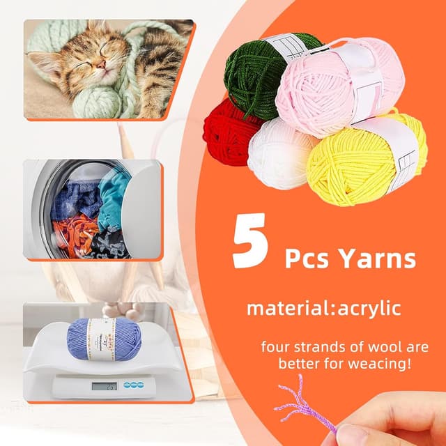 Thumbnail 4 de BCMRUN crochet hooks set 59 piece kit