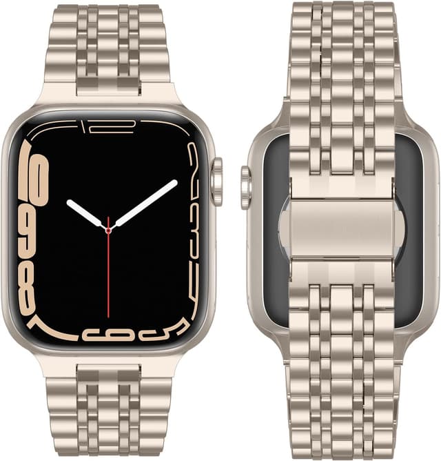 Detalle de Anlinser metal strap for Apple Watch 46mm