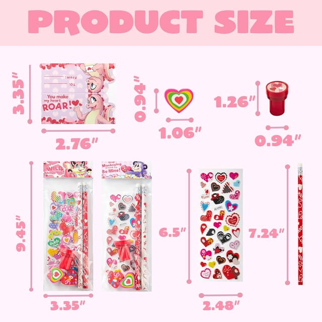 Thumbnail 4 de JOYIN 28-Piece Valentine's Stationery Set ✏