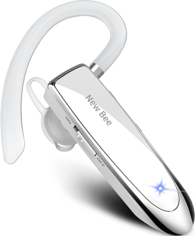 Detalle de New Bee Bluetooth Earpiece Handsfree Earphone (in-ear) with Clear Voice Tech and Case