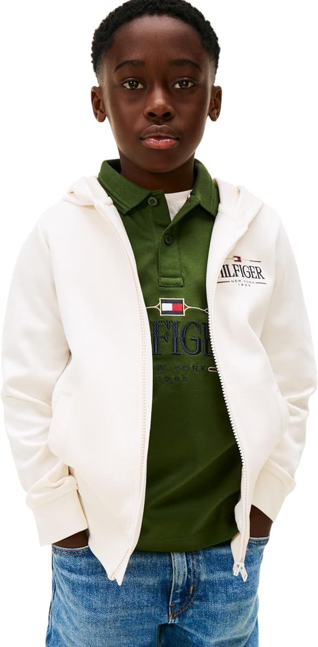 Thumbnail 6 de Tommy Hilfiger Tommy Icons Zip Through Hoodie Felpa Bambini