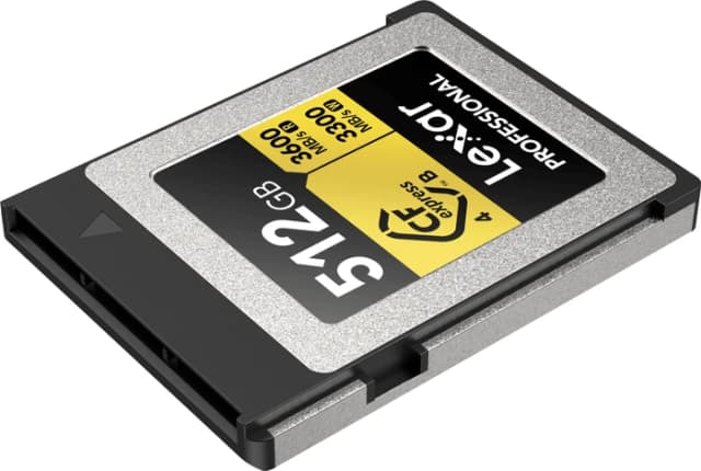 Detalle 2 de Lexar Professional GOLD 4.0 CFexpress Type B 512 GB Speicherkarte