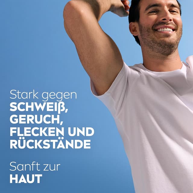 Detalle de NIVEA MEN Black & White Invisible Original Deo Roll-On – Antitranspirant mit 72h Schutz, Anti-Flecken-Formel (50 ml)