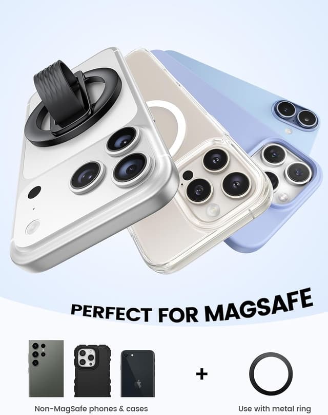 Detalle 2 de Lamicall Magnetic Finger Grip for MagSafe