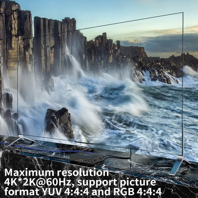 Detalle 2 de PWAY HDMI extender 4K at 60Hz, 100m