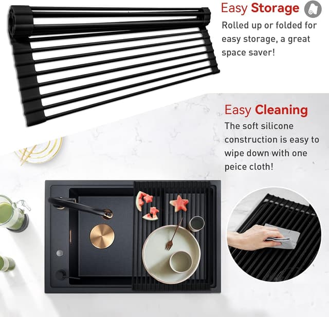 Detalle 1 de MERRYBOX Roll Up Dish Rack