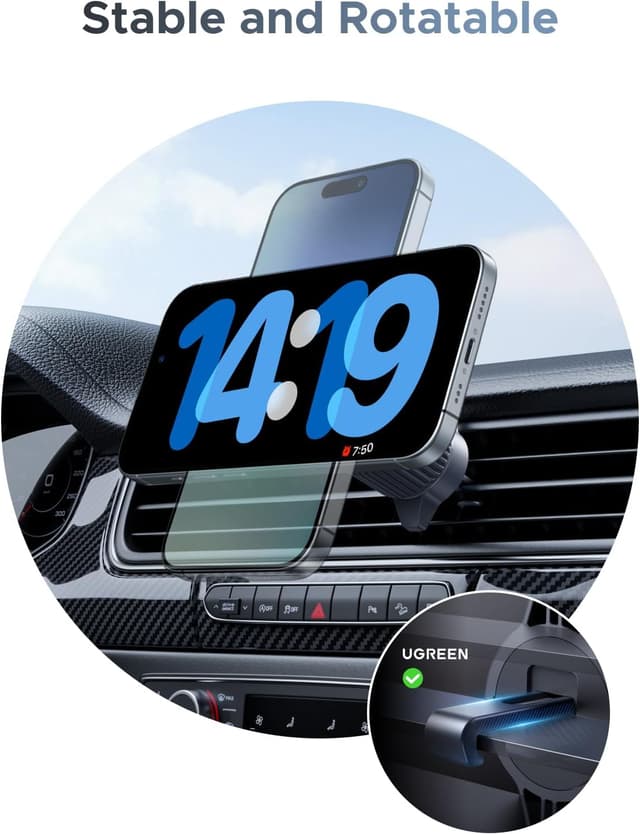 Thumbnail 8 de UGREEN MagFlow Qi2 Cargador Magnético 25W para iPhone