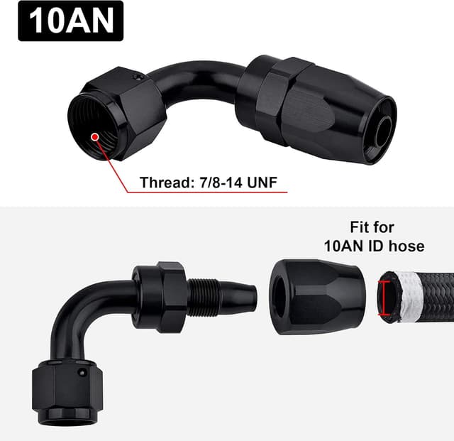 Thumbnail 1 de EVIL ENERGY 10AN 90° Hose End Swivel Fitting