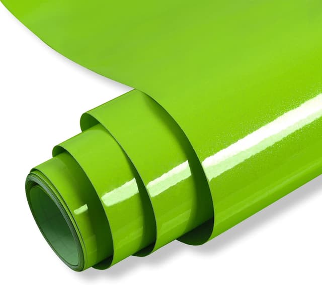 Detalle de Hode Klebefolie Dunkelgrün mit Glitzer, 40 cm x 3 m – selbstklebender Hochglanz-Oberflächenschutz für Möbel & Küche