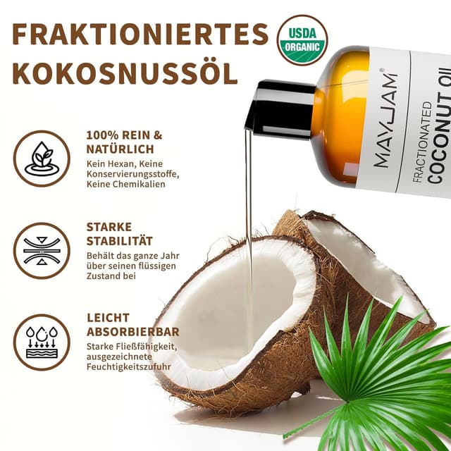 Thumbnail 1 de MAYJAM Fraktioniertes Kokosöl Bio