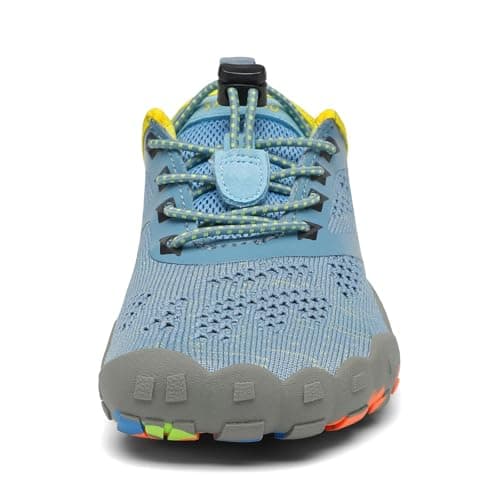 Detalle de SAGUARO Barefoot zapatillas de trail running minimalistas para niños y niñas (azul, 29 EU)