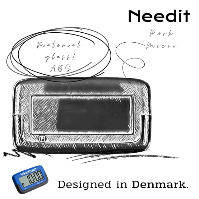 Thumbnail 6 de Needit Park Micro 9,4 mm elektronische Parkscheibe