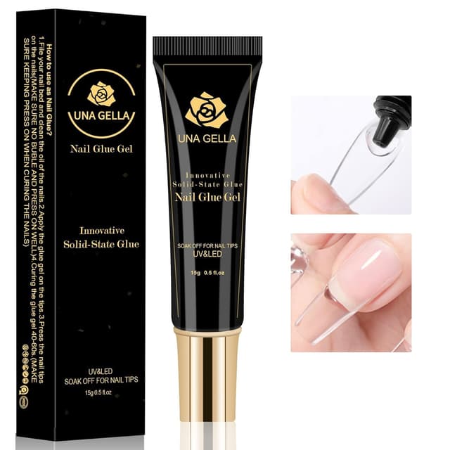 Imagen de UNA GELLA Nagelkleber 15ml Gelkleber für Soft Gel Tips en OfertitasTOP