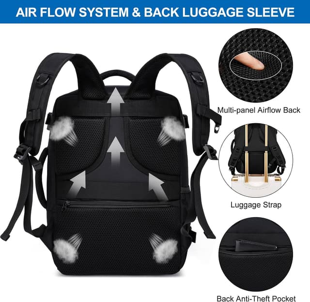 Thumbnail 5 de WENIG Ryanair Handgepäck 40x30x20 Rucksack 24L