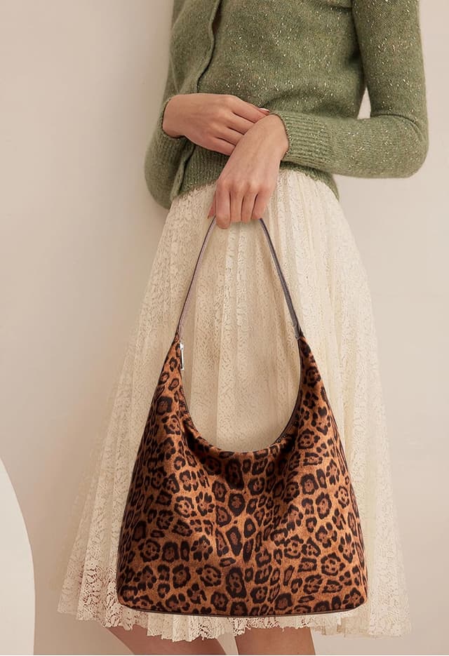 Thumbnail 6 de KALIDI Vintage Vegan Leather Tote Bag for Women – Large capacity zip hobo work & weekender shoulder bag