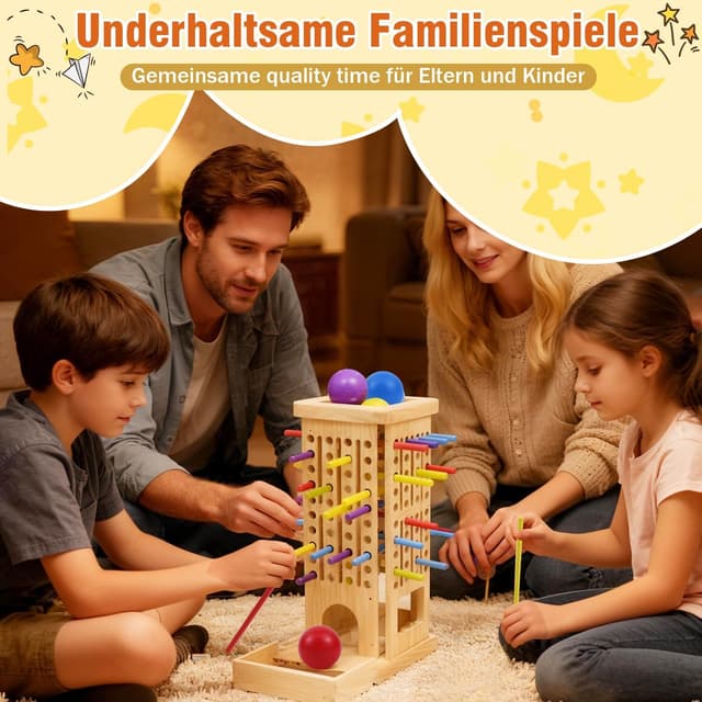 Detalle 2 de Montessori Holz Spielbrettspiel 3-5 Jahre