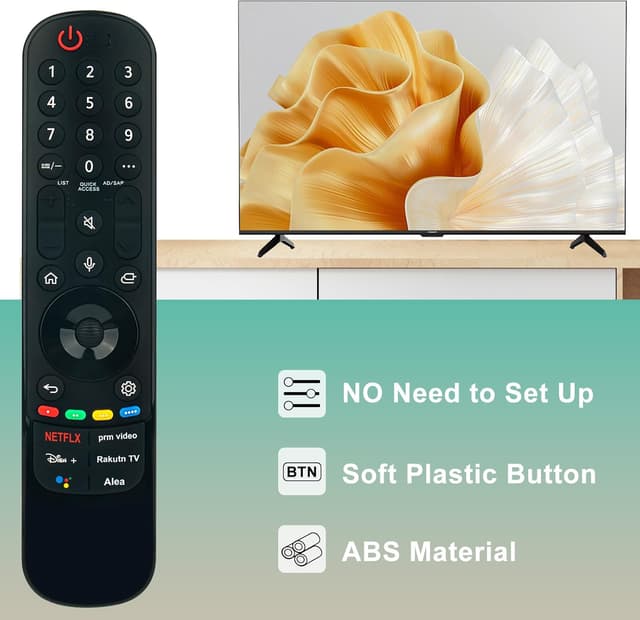 Detalle 2 de VINABTY Replacement Magic Remote Control with Pointer & Voice for select LG TVs (2017–2023)