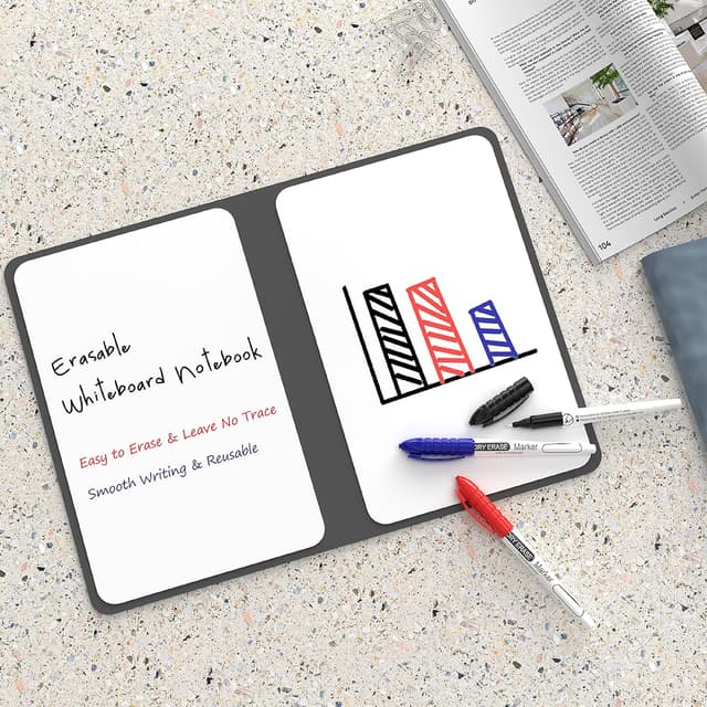 Thumbnail 5 de NEWYES Pizarra Blanca A5 Amarilla 149x233 mm