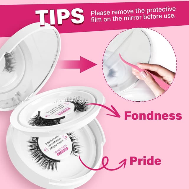 Thumbnail 6 de Magnetische Wimpern „Magnet Lashes“ mit 4 Magnetpunkten – wiederverwendbar ohne Kleber