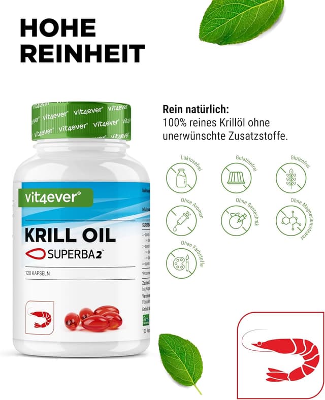 Detalle 2 de vit4ever Krillöl 120 Kapseln