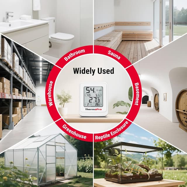 Thumbnail 6 de ThermoPro Igrometro digitale −30–60°C 🌡