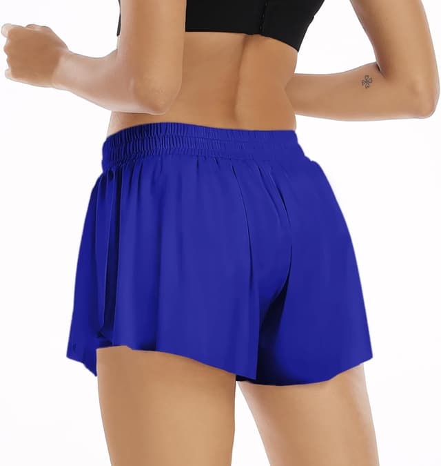 Detalle 2 de Wsirmet Flowy 2-in-1 Butterfly Shorts for Women with Pockets