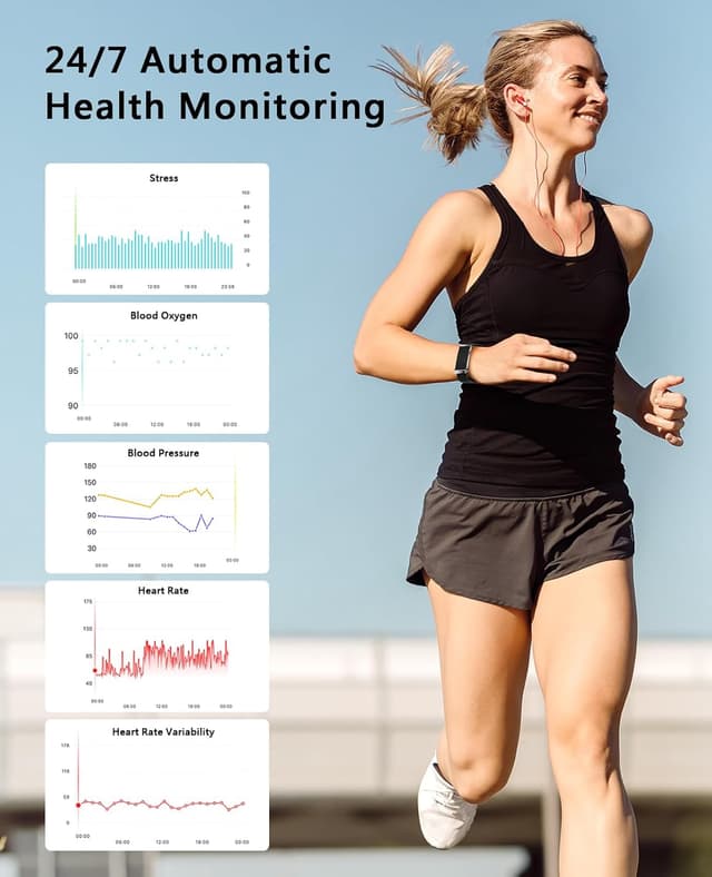 Detalle de Smart Bracelet fitness tracker for sleep