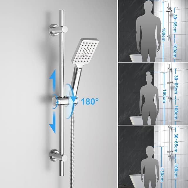 Detalle 2 de Görbach Colonna Doccia Inox 70 cm Tre Getti