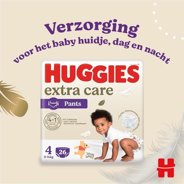 Thumbnail 4 de Huggies Extra Care Taglia 4 104 Pz 👶