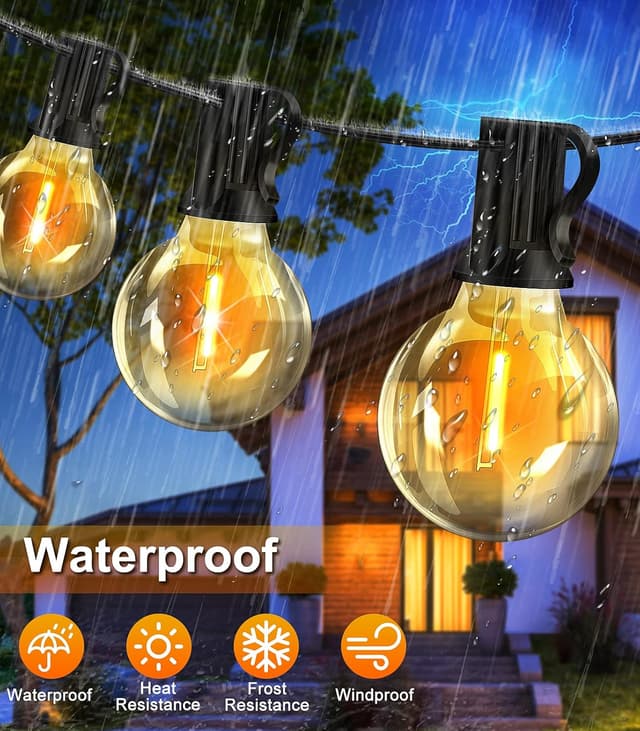 Detalle de Seklin outdoor string lights 20m LED