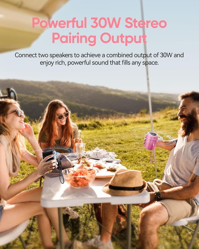 Detalle de AY Bluetooth speaker 15W with lights