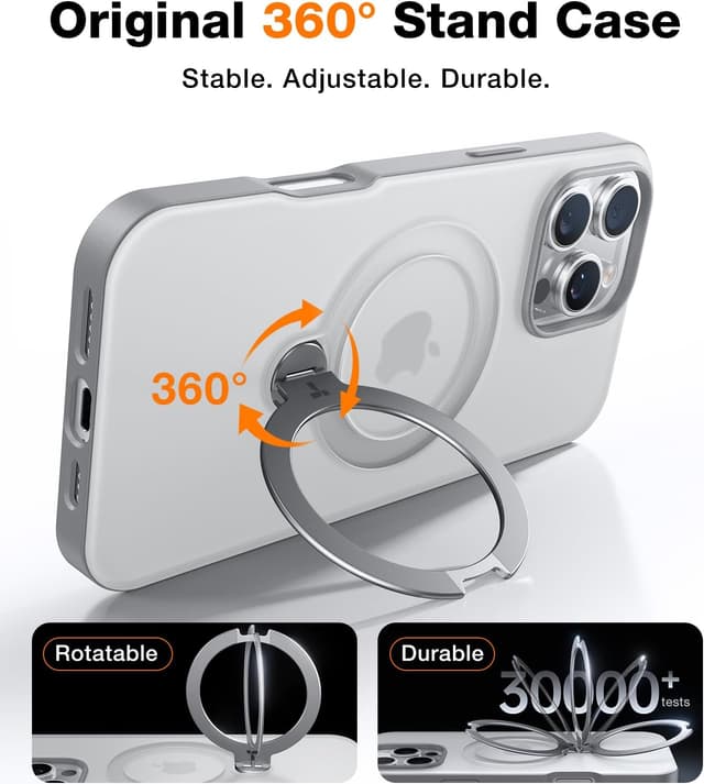 Detalle de TORRAS iPhone 16 Pro Max MagSafe stand 360°