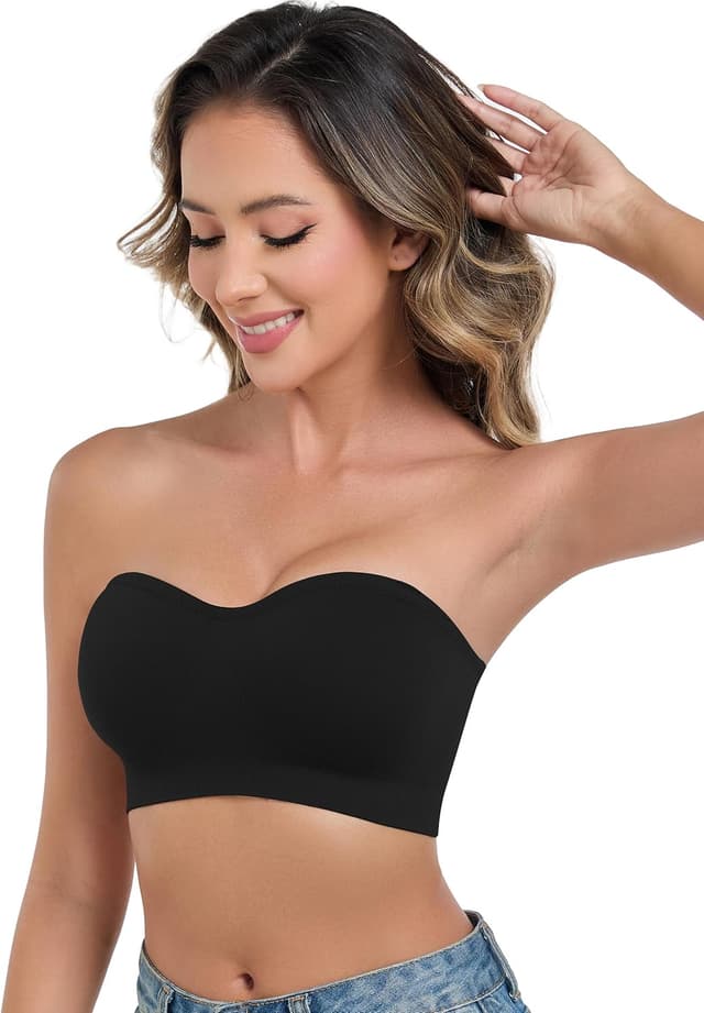 Thumbnail 5 de ANGOOL Strapless Bandeau Bra for Women